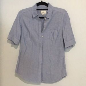American eagle short sleeve button up shirts
